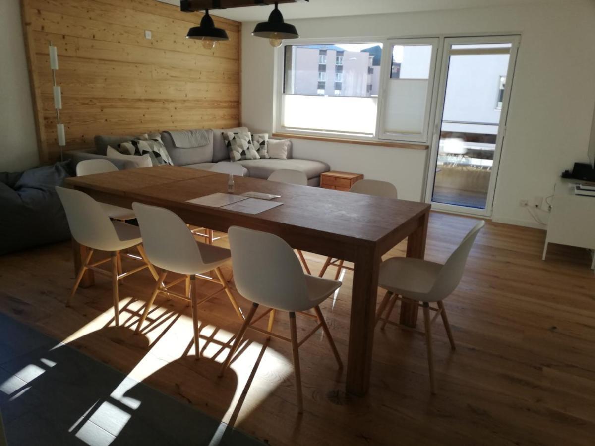 Haus Rhaetikon 1. Og, Links Lejlighed Davos Eksteriør billede