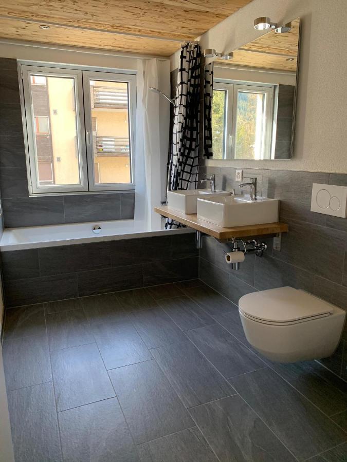 Haus Rhaetikon 1. Og, Links Lejlighed Davos Eksteriør billede