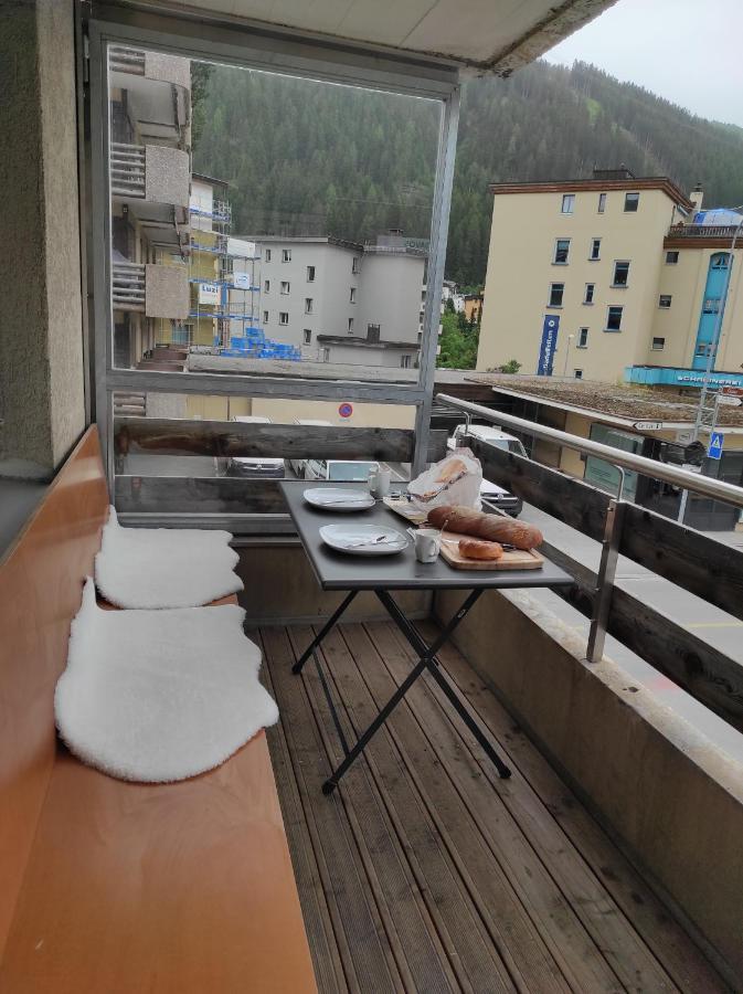 Haus Rhaetikon 1. Og, Links Lejlighed Davos Eksteriør billede