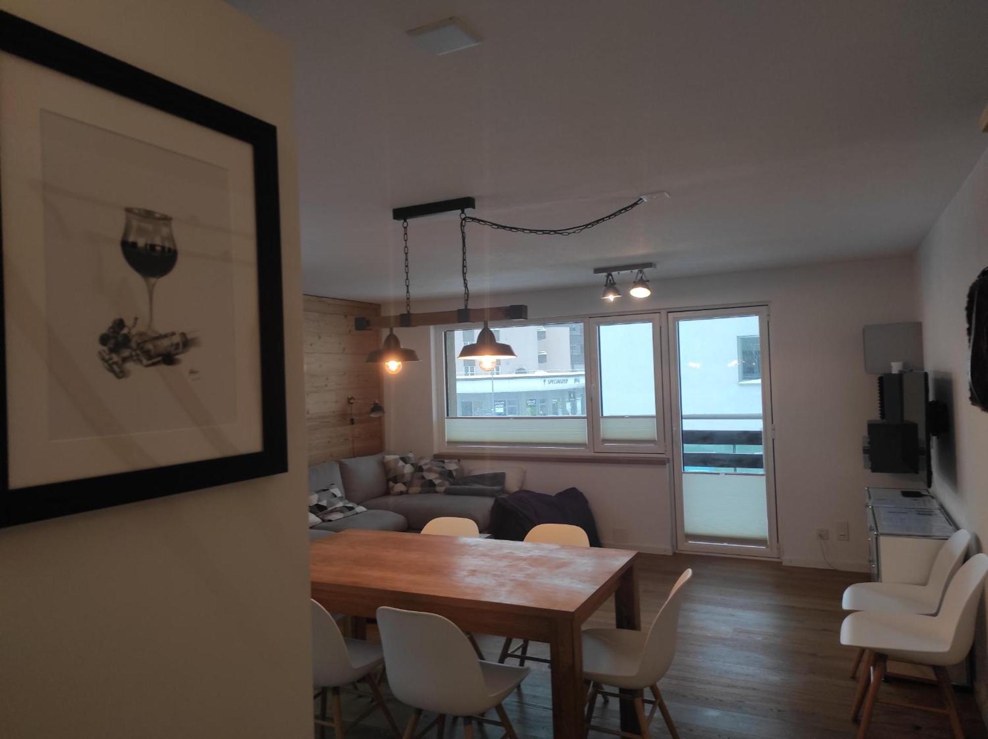 Haus Rhaetikon 1. Og, Links Lejlighed Davos Eksteriør billede